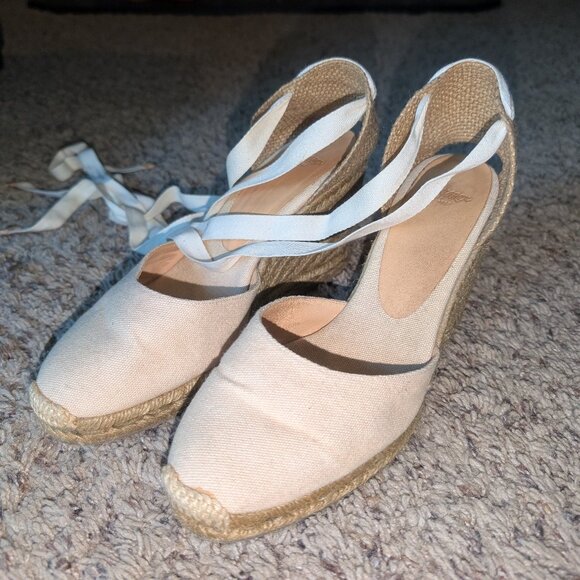 Castaner Cream Espadrilles - Picture 1 of 6
